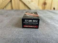9 Boxes/450 Rounds Norma USA TAC-2240 Gr. RN .22 LR