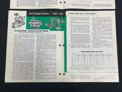 (8) International Truck Sales Literature + Training Manual