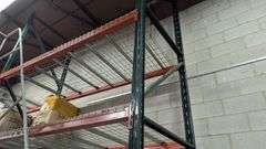 (4) 8 Ft Sections of Large Heavy Duty Pallet Racking 16 ft Tall x 8 ft wide sections