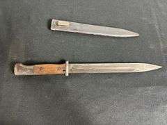 clc43 German WW2 K98k Bayonet w/Steel Scabbard