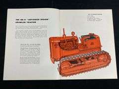1960 Allis Chalmers HD-11 Crawler Sales Literature