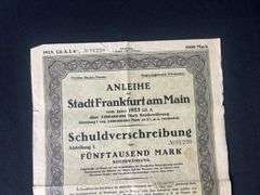 Lot of Early German Bank Notes