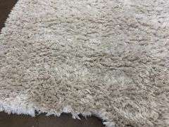 White Thick Decorative Rug
