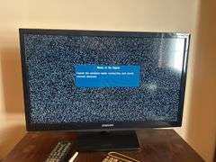 2017 Samsung TV, JVC VCR, and Contents