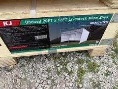 20 X 12 FT Livestock Metal Shed