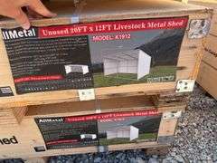 20 X 12FT Livestock Metal Shed