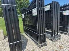Metal Farm Driveway Gate  7 X 20 Ft 2 Pieces