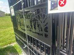 Metal Farm Driveway Gate 7 X 20 Ft 2 Pieces