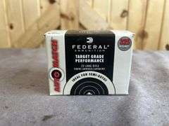 325 Rounds  Federal 40 Gr. Solid .22 LR Target Grade