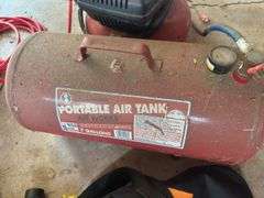 Central Pneumatic Air Compressor and Tank