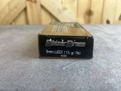 6 Boxes Blazer 115 Gr. FMJ 9mm