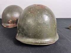 US Military Helmet w/(2)-Shell Liners & More