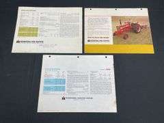 (3) IH 656 Sales Literature