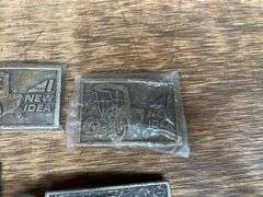 (4) MF + NI Belt Buckles