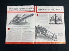(6) McCormick-Deering Sales Literature