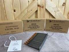3 Boxes Federal M193 55 Gr. MCBT 5.56 Ball