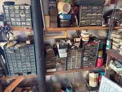 Southwest Corner of Shop. Corner to Furnace