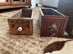 (2) Vintage Sewing Machine Drawers