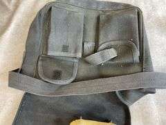 Canvas Field Bag & Misc. Leather Holsters, Etc.