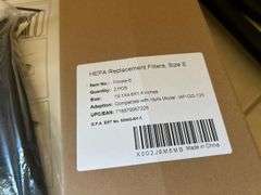 Lot of BBQ accessories and HEPA filters
