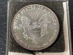 (2) 1990 American Silver Eagle