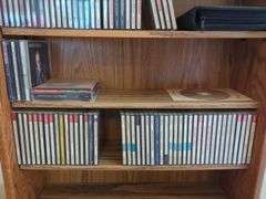 CD Tower with CD'S And Tape Cassettes - Classics