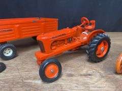 (3) 1/16 AC Tractors + Wagon
