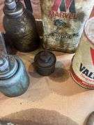 Old Oil Cans and Hand Hooks