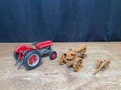 (3) Massey Tractors + Plow