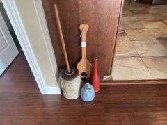 Decorative House Items Including 2 Gallon Crock Churn