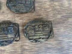 (5) TISCO Belt Buckles