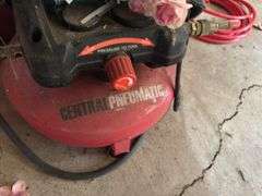 Central Pneumatic Air Compressor and Tank
