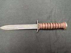 (2)-Reproduction US Camillus M3 Bayonets w/Reproduction Scabbards