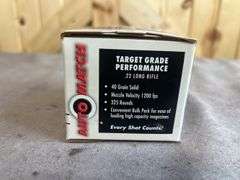 325 Rounds  Federal 40 Gr. Solid .22 LR Target Grade