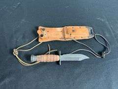 Ontario Knife Co. Jet Pilots Knife w/Scabbard and Stone