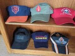 (9) Hats - Marines/Bears/Nascar