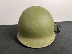 US Military Helmet w/Shell Liner & Chinstrap