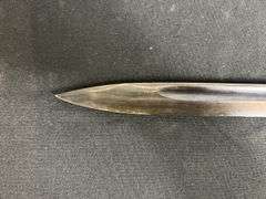 43asw German M1884/98 3rd Version Bayonet w/Steel Scabbard