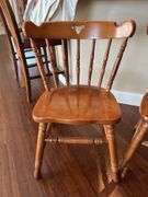 (3) Solid Wood Dining Chairs