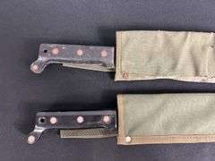 (2)-US Military Ontario Knife Co. Machetes