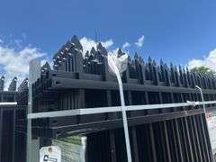 Powder Coated Steel Site Fence 8 X 6 Ft