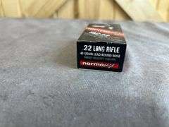 9 Boxes/450 Rounds Norma USA TAC-2240 Gr. RN .22 LR