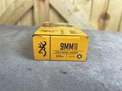 2 Boxes Browning 115 Gr. FMJ 9mm & Precision One 124 Gr. HP 9mm