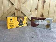 2 Boxes Browning 115 Gr. FMJ 9mm & Precision One 124 Gr. HP 9mm
