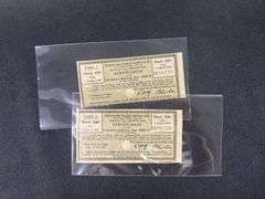 Lot of Early German Bank Notes