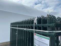 10 X 7 FT Powder Coated Steel Site Fence