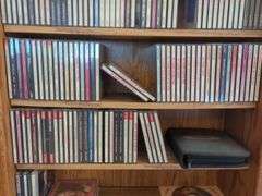 CD Tower with CD'S And Tape Cassettes - Classics