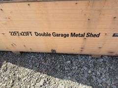 22 X 23FT Double Garage Metal Shed