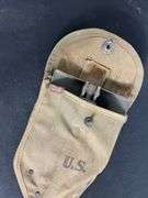 US Ames M-1943 Folding Shovel w/Canvas Carrier