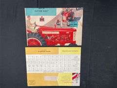 (2) Farmall Tractor Sales Literature
